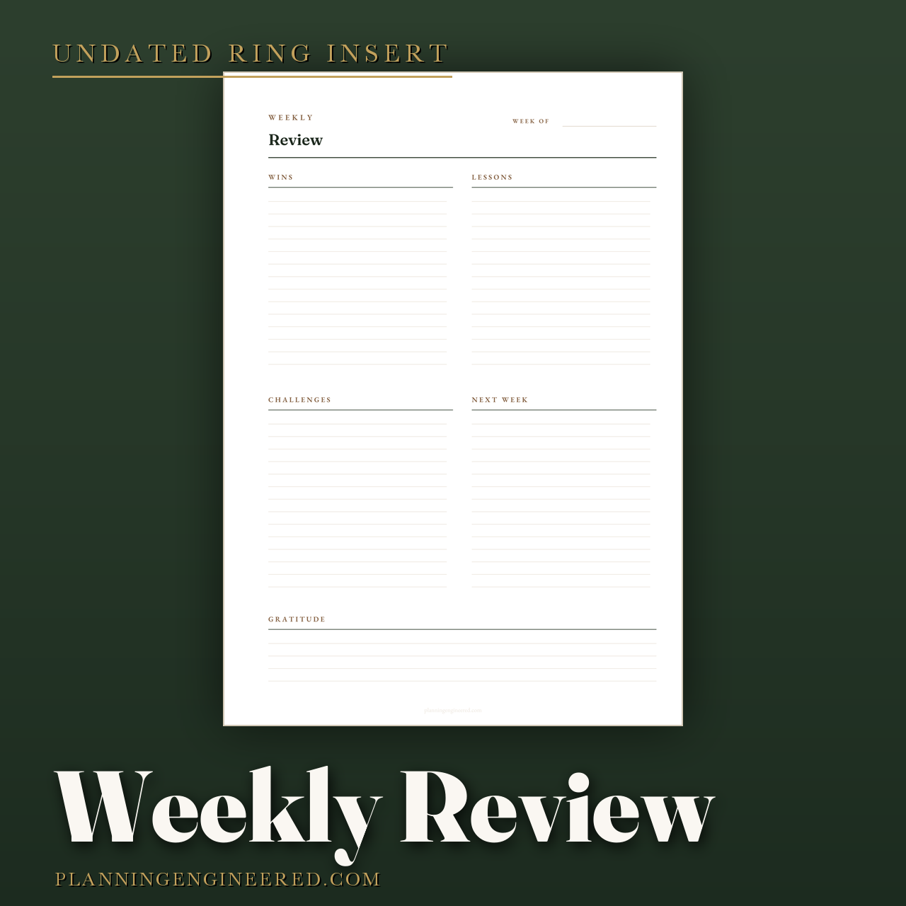 Weekly Review